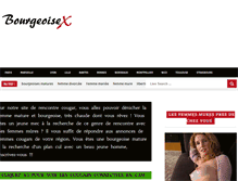 Tablet Screenshot of bourgeoisex.com